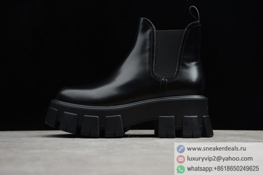 2020fw PRADA 020 55mm Black Boots Women Shoes